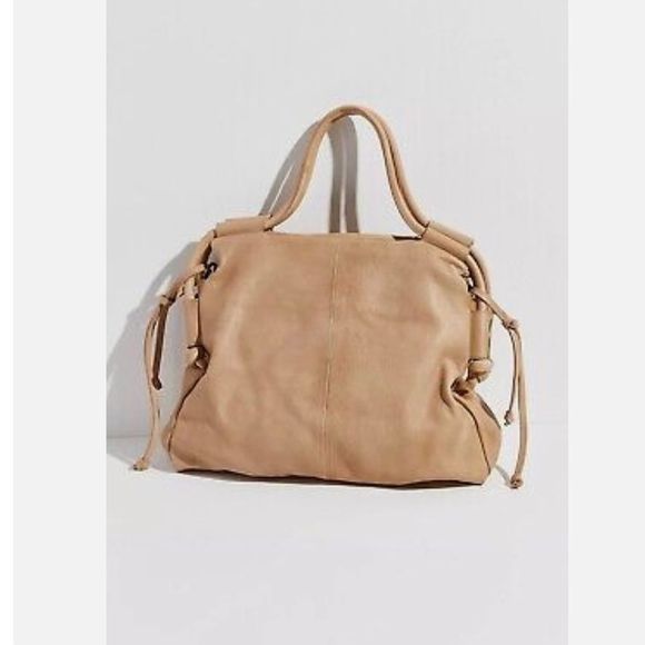 We The Free Studded Leather Savoy Tote by Free People NWT MSRP $198 - Picture 4 of 10